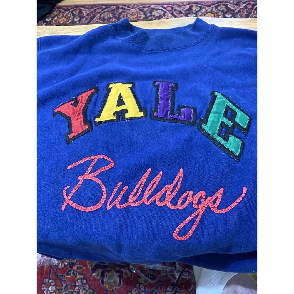 Vintage‎ 80’s Desert Sports Wear Yale University Crew Neck Sweatshirt SZ L